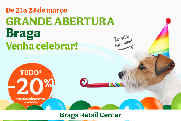 Como é a nova loja da Tiendanimal no Braga Retail Center, em Braga?