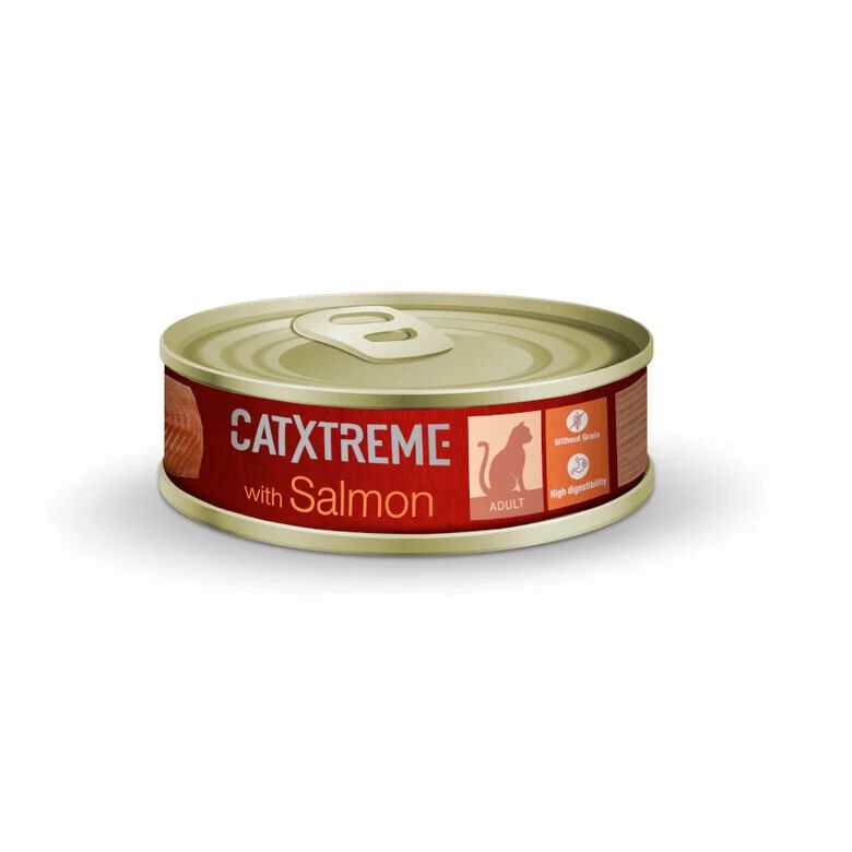 Catxtreme Sterilised Salmón en paté lata para gatos image number null