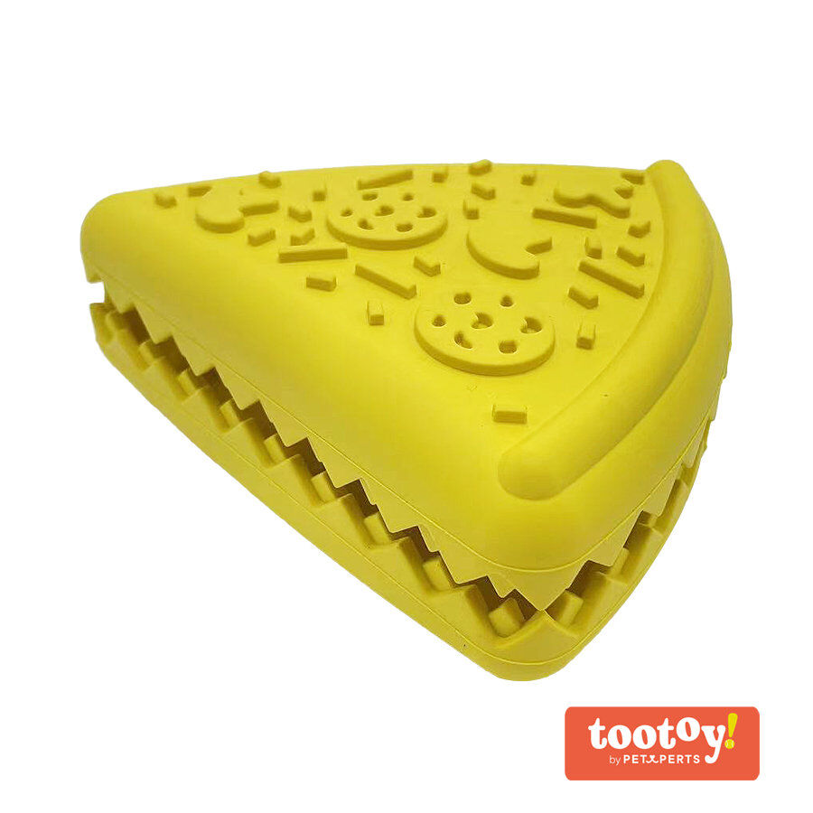 Tootoy! Chew Cheese Pizza Treat Dispenser brinquedo para cães