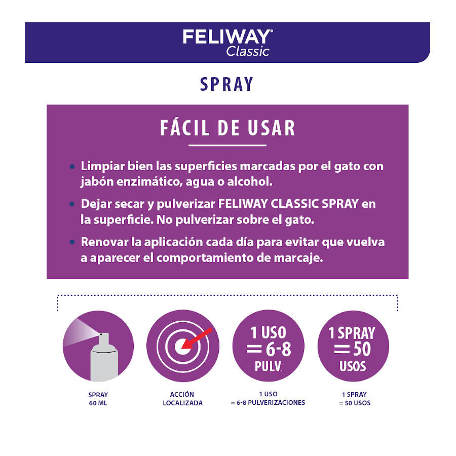 Feliway Spray com feromonas  tranquilizantes para gatos, , large image number null