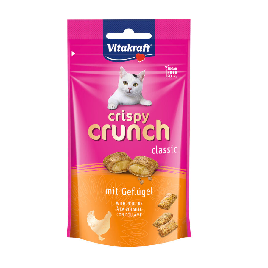 Vitakraft Biscoitos Crispy Crunch de Frango para gatos