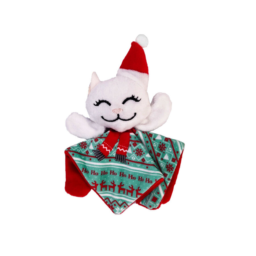 Kong Holiday Crackles Santa Kitty brinquedos para gatos, , large image number null