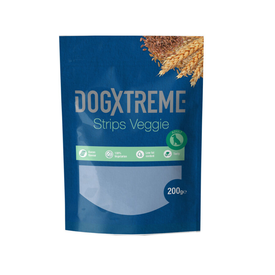 Dogxtreme Tiras de Bacon Vegan snack para cães, , large image number null