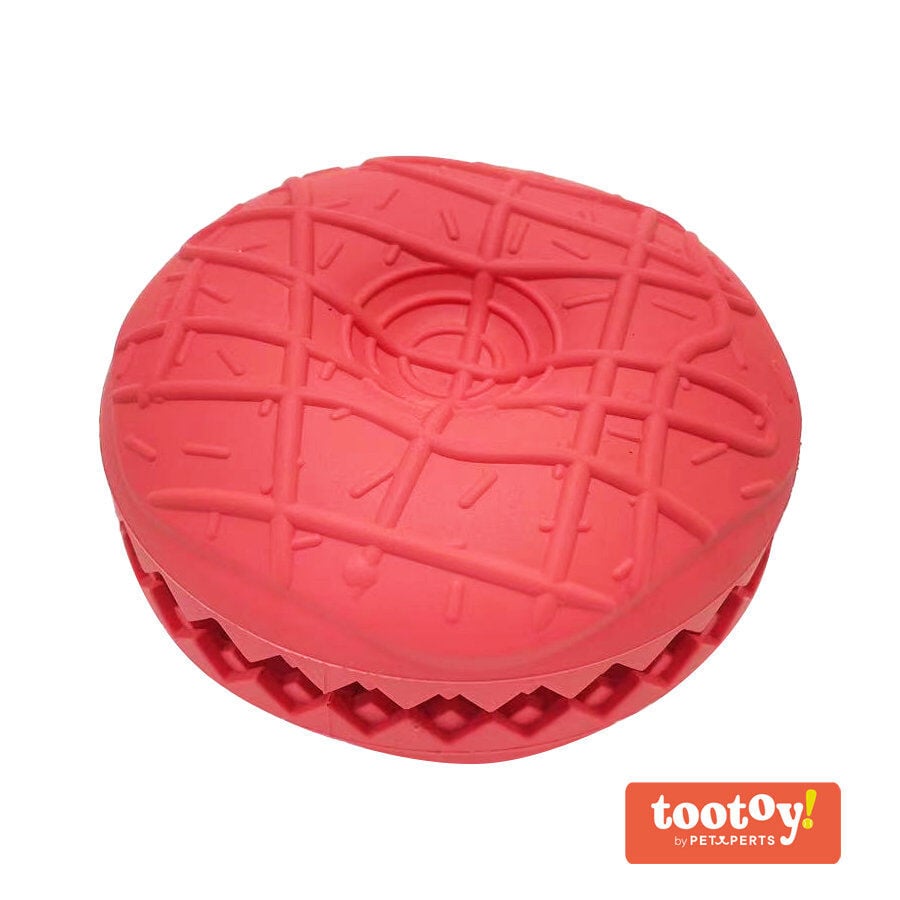 Tootoy! Chew Strawberry Donut Treat Dispenser brinquedo para cães, , large image number null