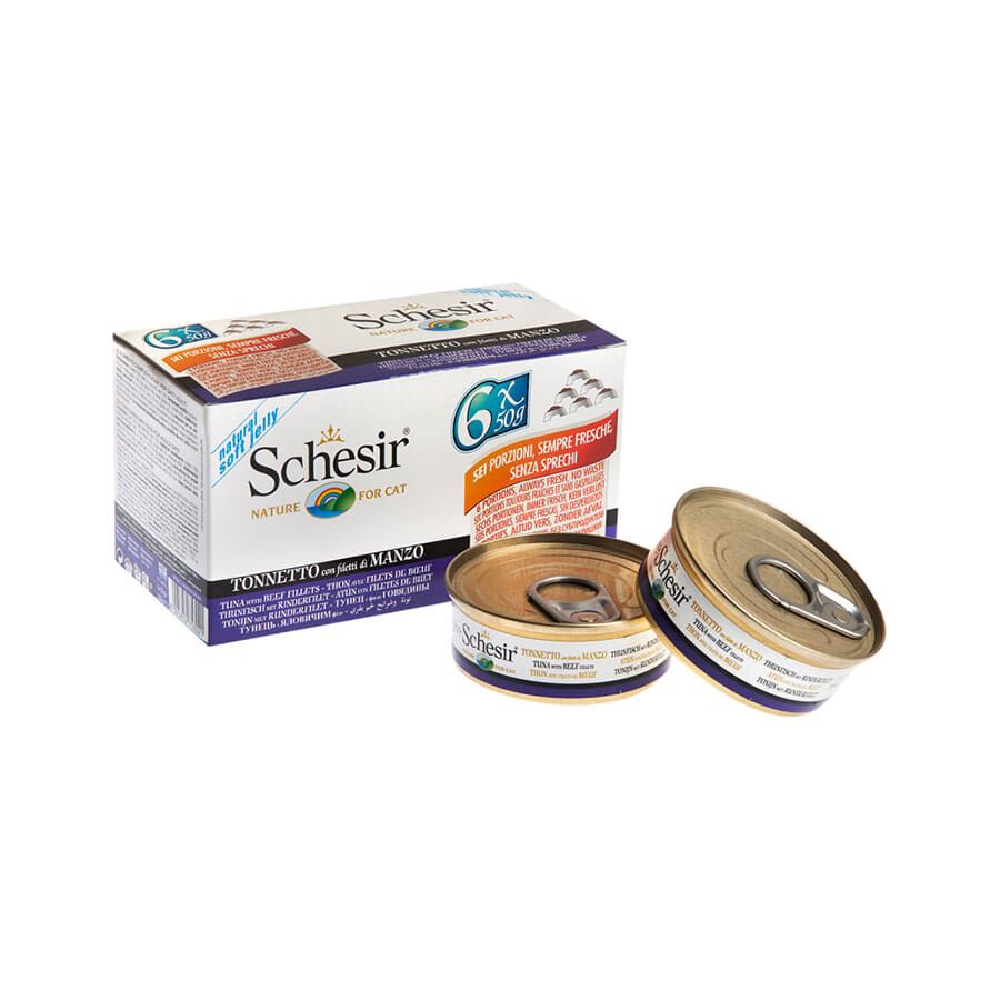 Lata Schesir para gato 6 x 50 gr image number null