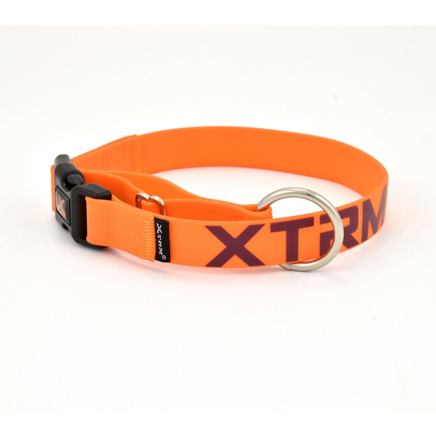 X-TRM Coleira Laranja em PVC para cães, , large image number null