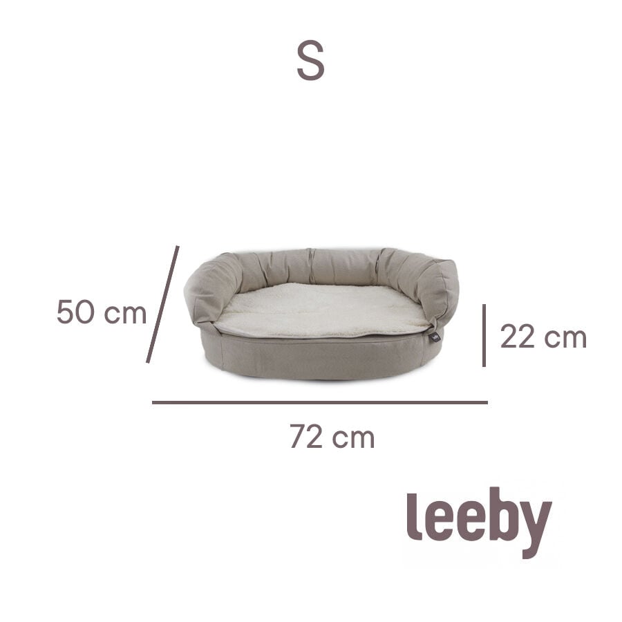 Leeby Sofá Ortopédico Viscoelástico Castanho para cães, , large image number null