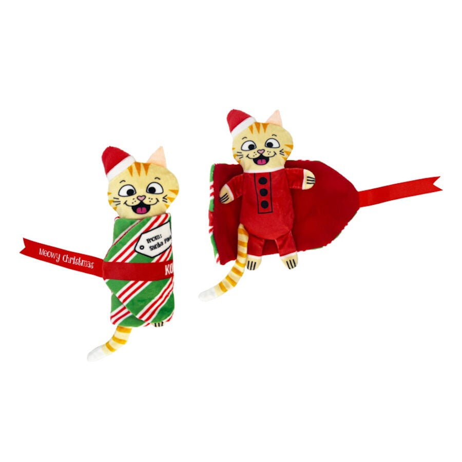 Kong Holiday Pull-A-Part Present brinquedos para gatos , , large image number null