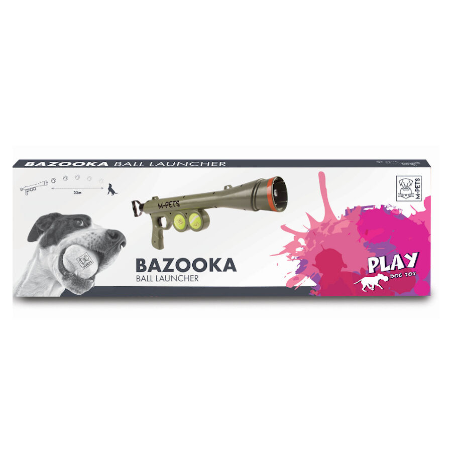 M-PETS Bazooka Ball Launcher Brinquedo para cães 