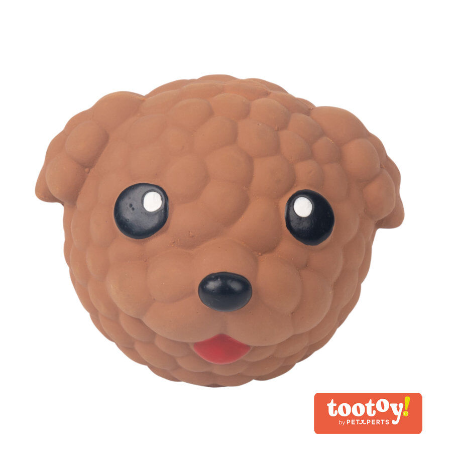 Tootoy! Chew Poodle Mordedor de látex com som para cães