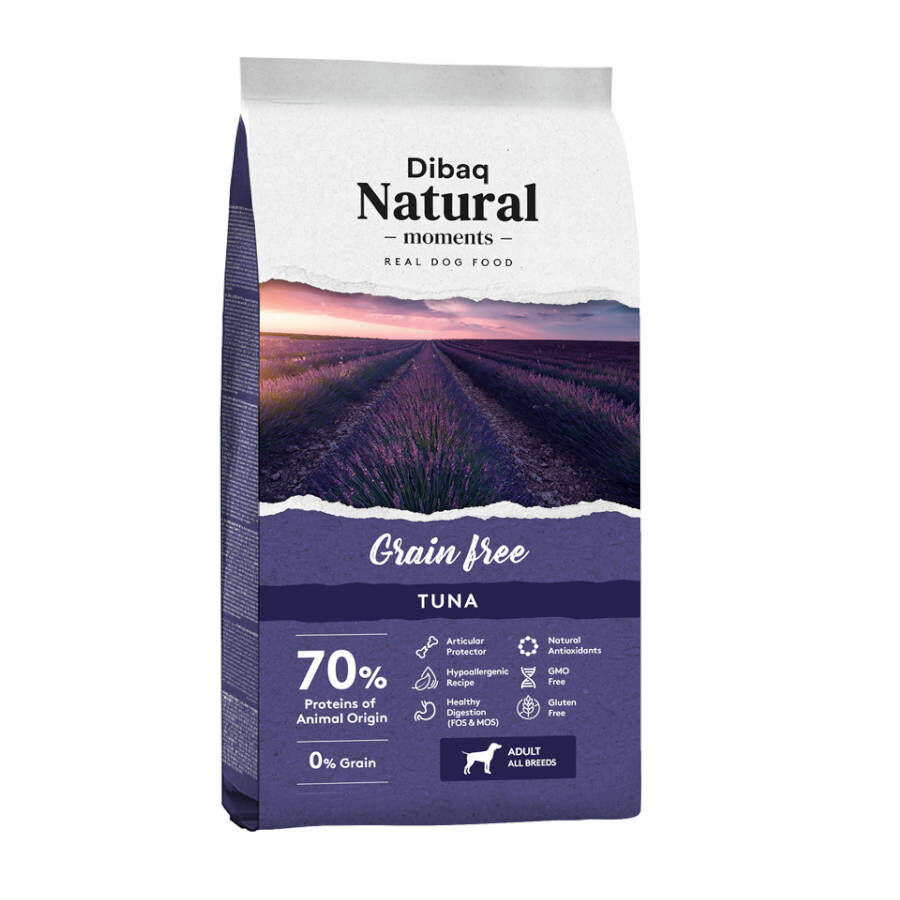 Dibaq Natural Moments Grain Free Atum Ração para cães