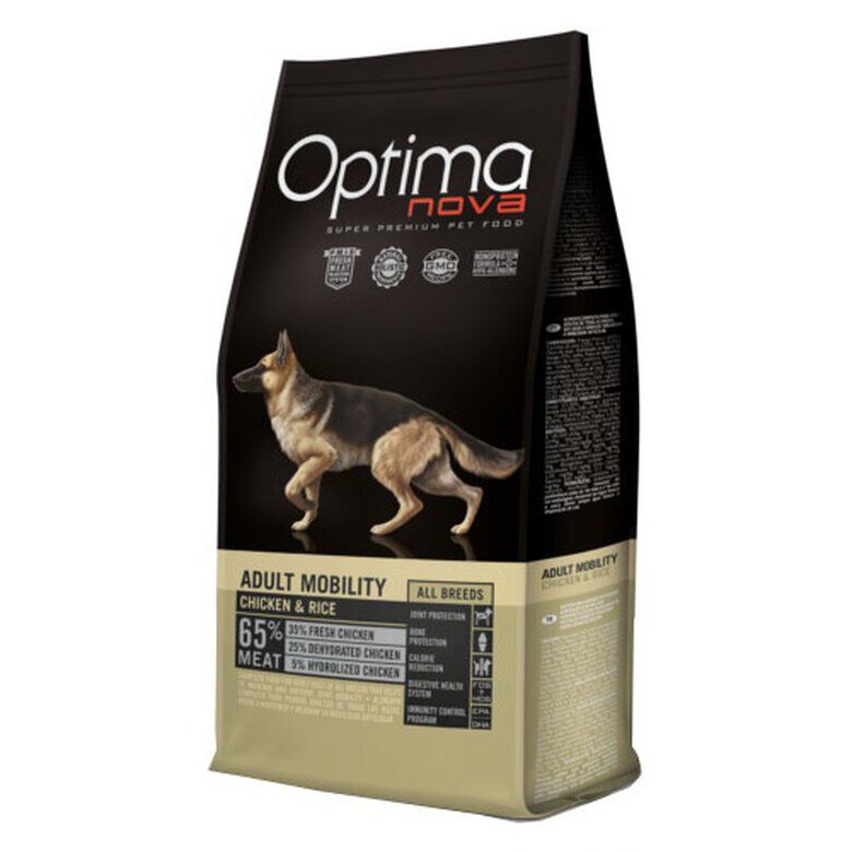 Optima Nova Adult Mobility Frango ração para cães