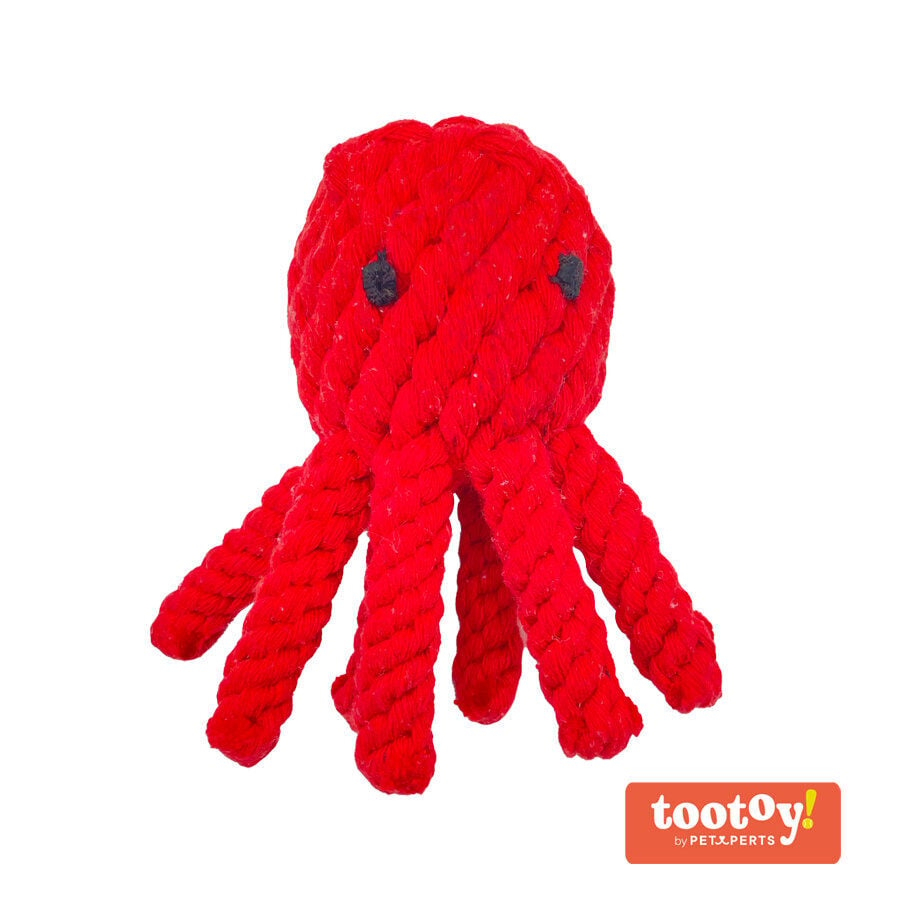 Tootoy! Comfort Octopus & Sea brinquedo com corda para cães, , large image number null