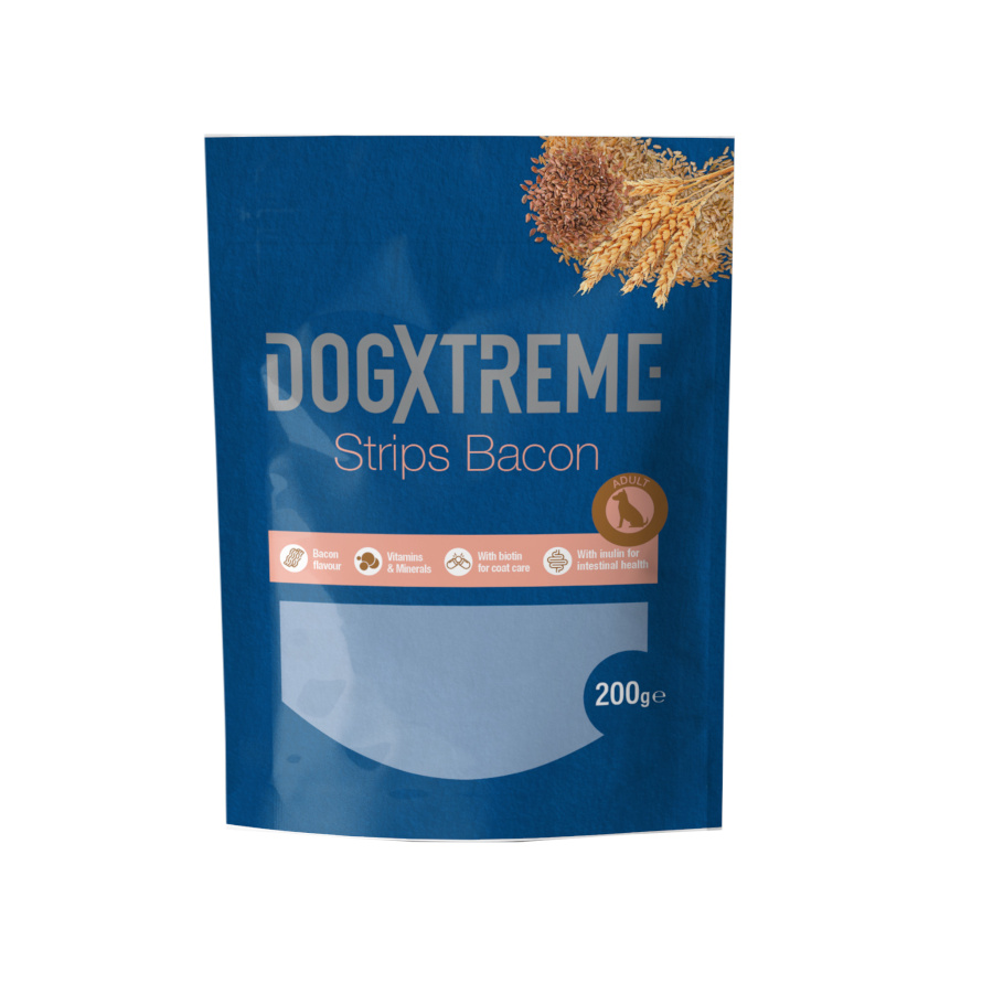 Dogxtreme Tiras de Bacon snack para cães, , large image number null