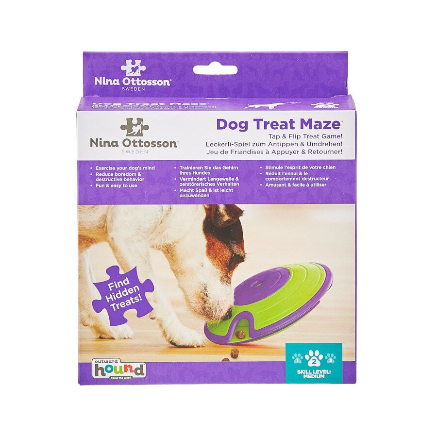 Outward Hound Nina Ottosson Treat Maze Disco interativo para cães, , large image number null