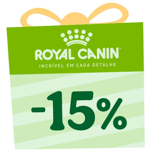 Até -15% Royal Canin