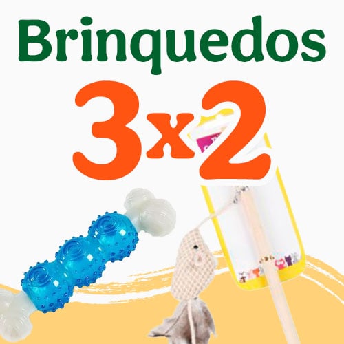 3x2 em brinquedos!