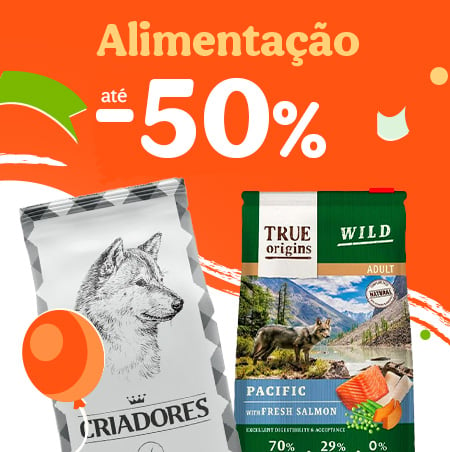 Rações até -50%