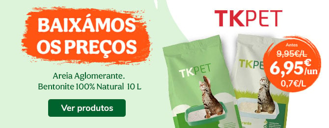 Baixamos os Preços nas areias Tk-Pet... mesma qualidade a um preço ainda mais baixo