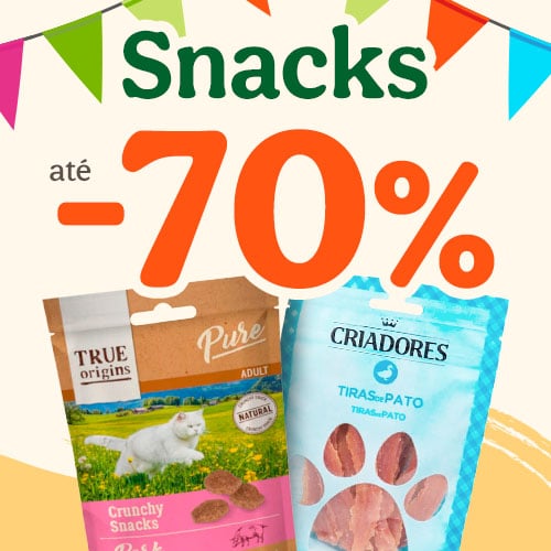 Snacks até -70% na 2ª ud