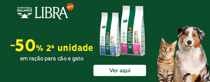 Libra pienso perro y gato -50% 2ª ud