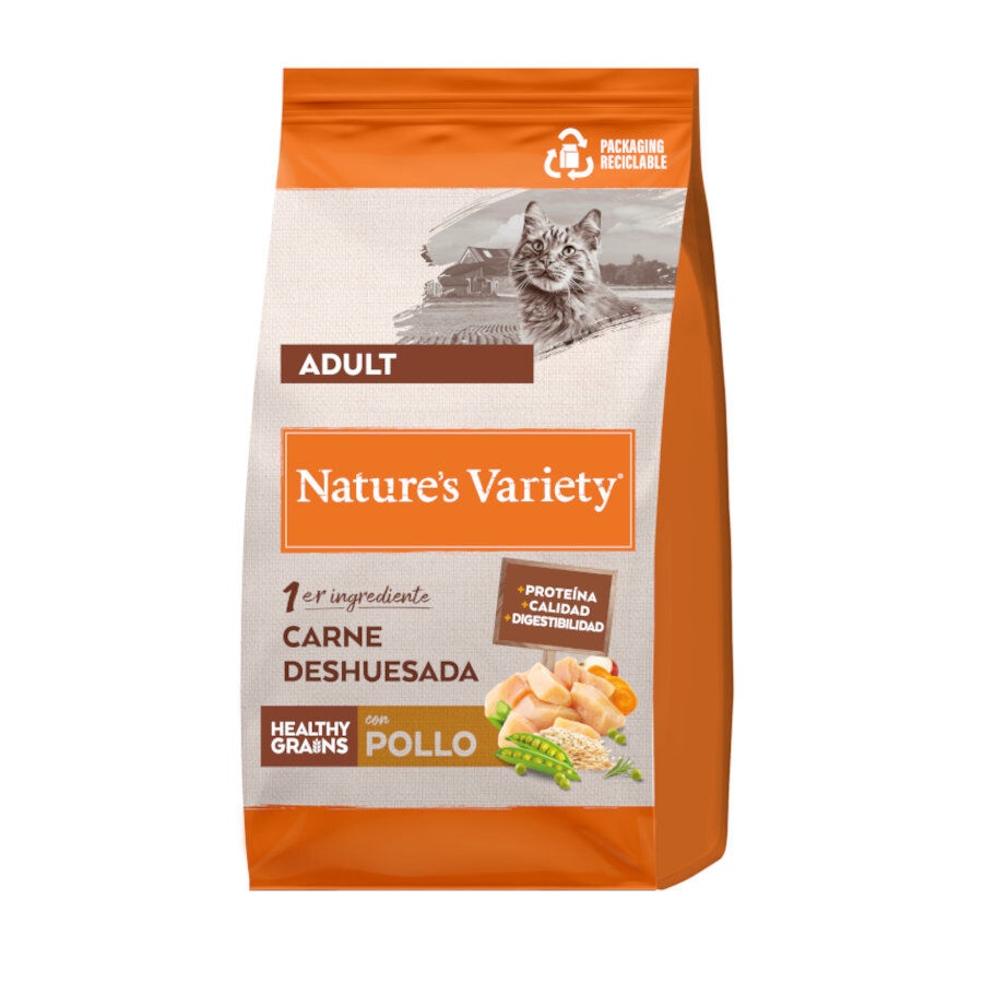 2 x 7 kg Nature's Variety Original Adult Frango ração para gatos Pack poupança!