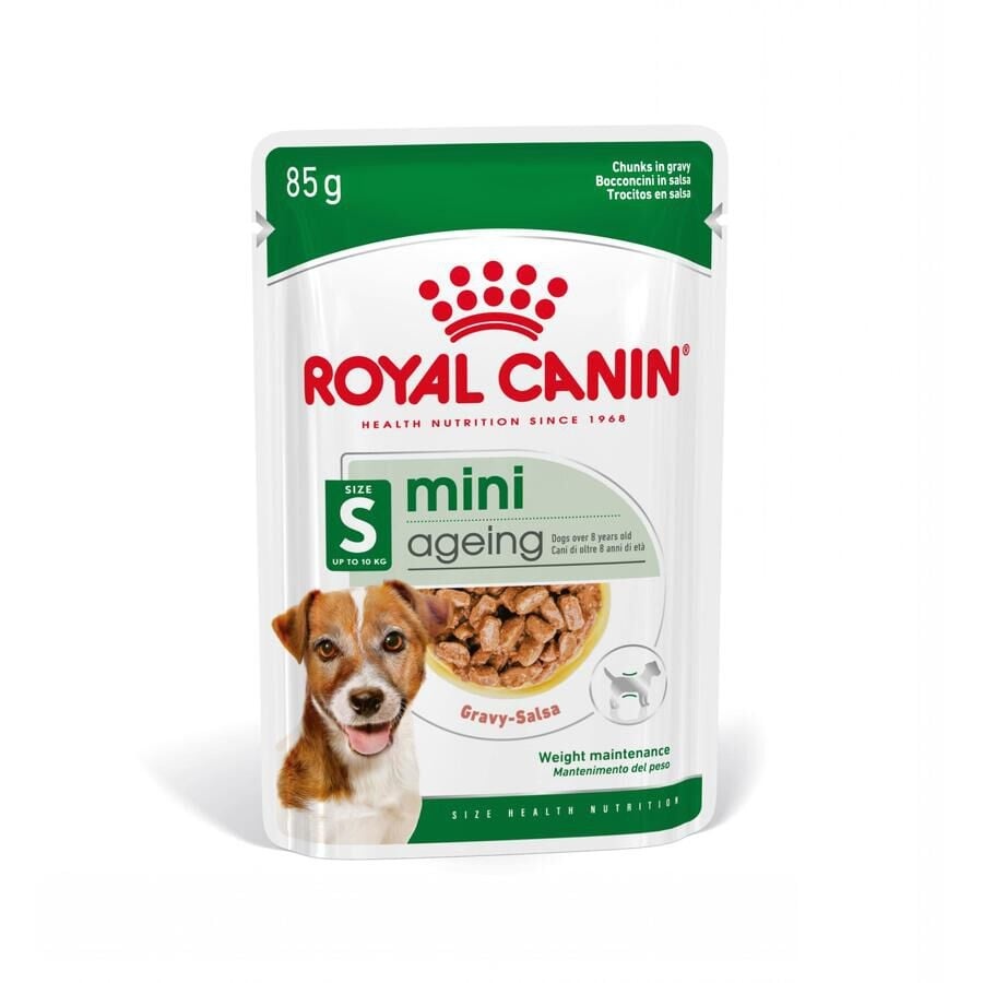 12 saquetas x 85 g Royal Canin Mini 12+ Ageing saquetas em molho para cães Pack poupança!