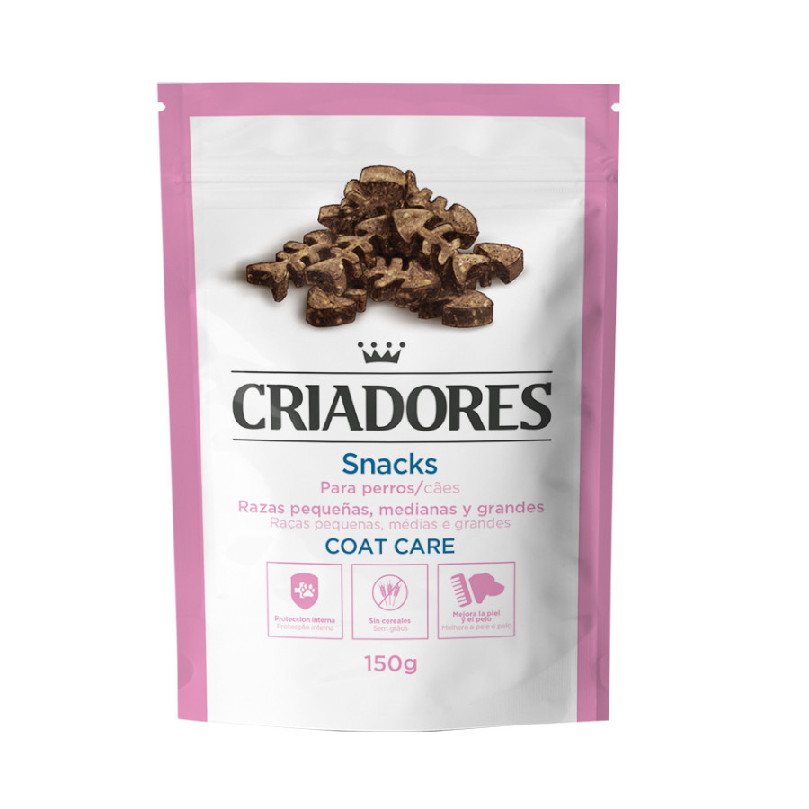 0.15 KG Criadores Snacks Adult Coat Cre de Krill para cães