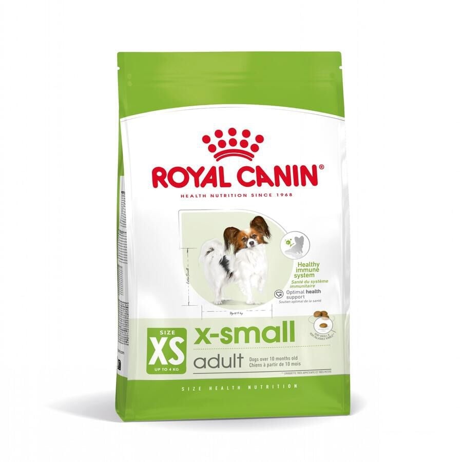 3 kg Royal Canin X-Small Adult ração para cães