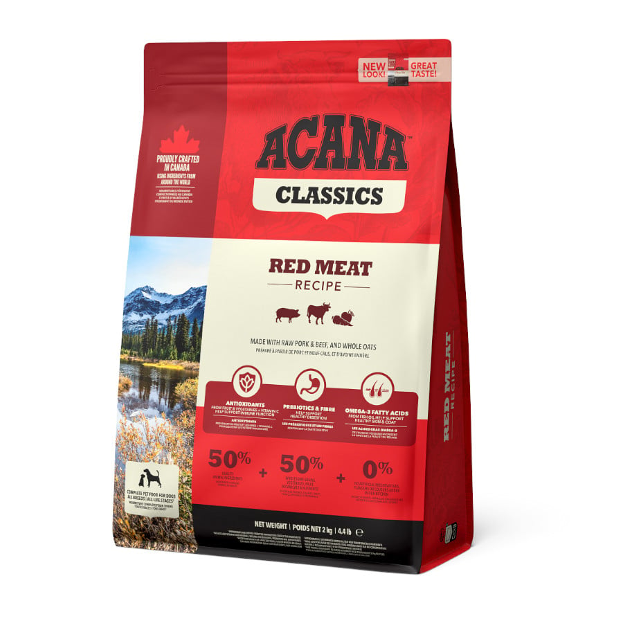 2 KG Acana Classic Red Meat Borrego Ração para cães