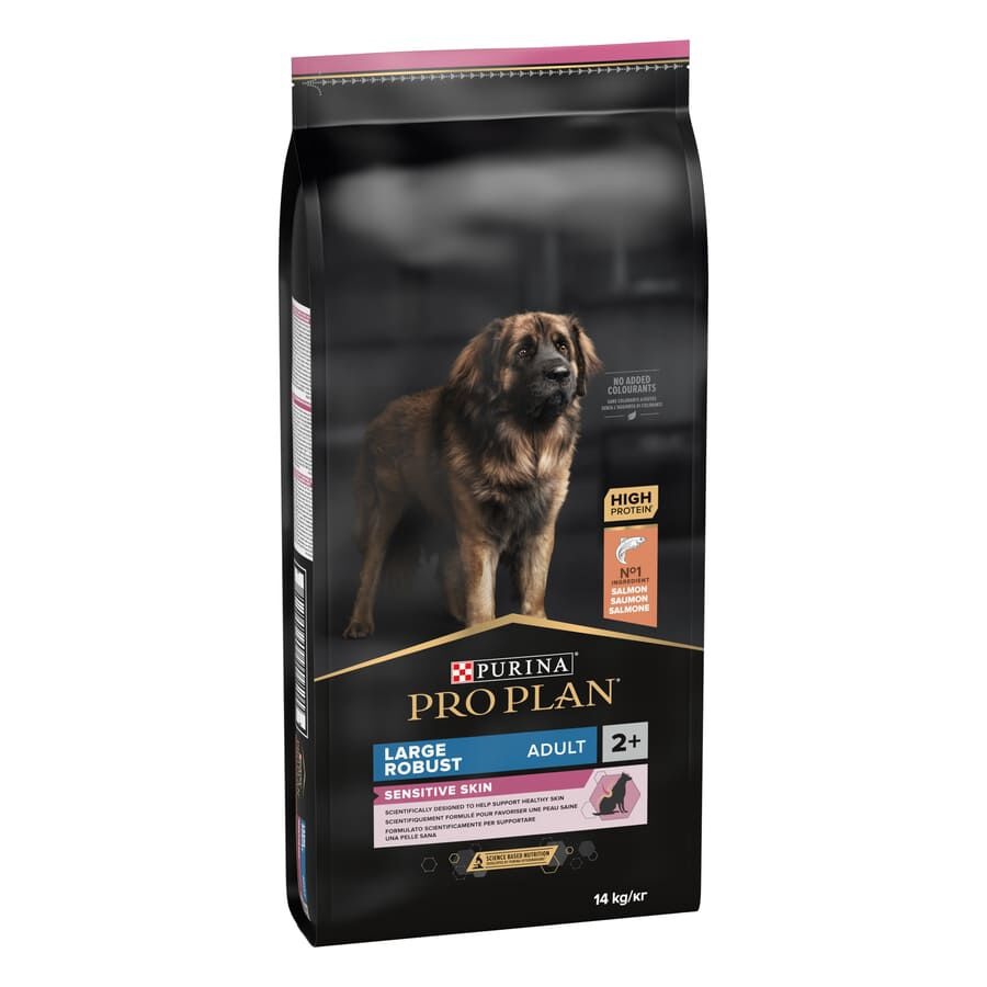 14 KG Pro Plan Adult Large Robust Peles Sensíveis Salmão ração para cães