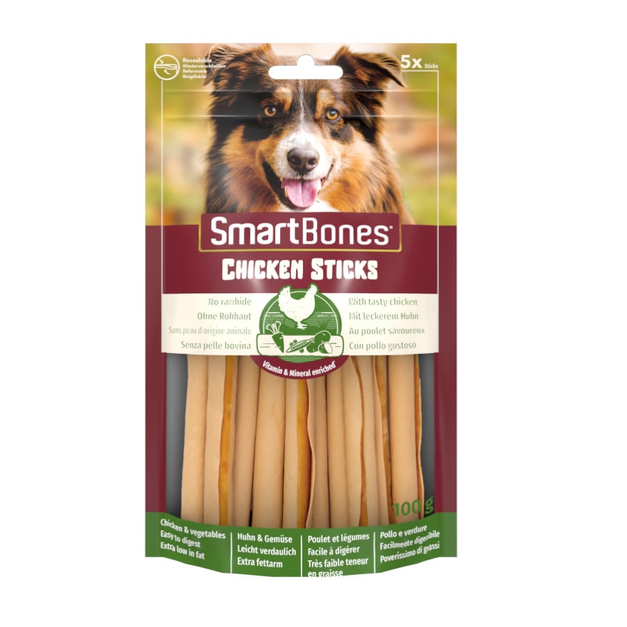 SmartBones Barritas de Frango para cães