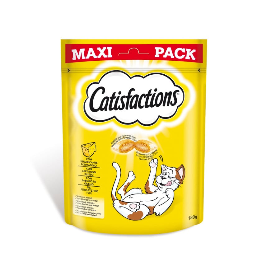 0.18 KG Catisfactions Biscoitos de Queijo para Gatos