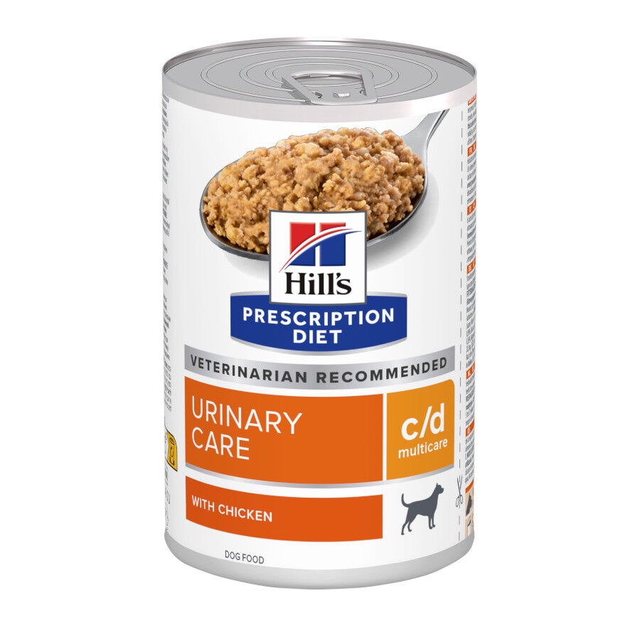 24 latas x 370 g Hill's Prescription Diet Urinary Care Frango lata para cães Pack poupança!