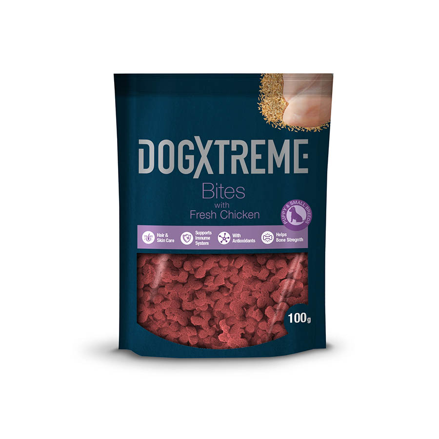 0.2 kg Dogxtreme Bites Puppy biscoitos semi-húmidos para cães