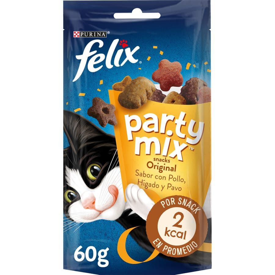 60 g Felix Biscoitos Party Mix para gatos