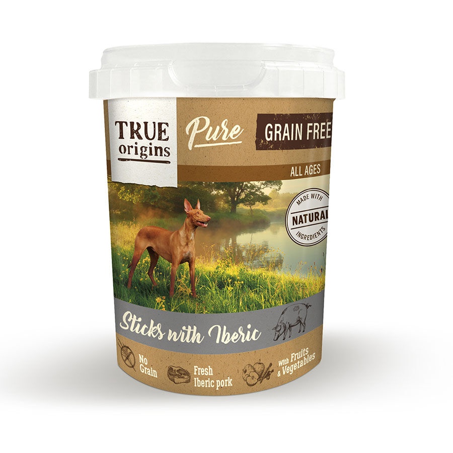 2 uds. x 300 g True Origins Pure Barritas Ibérico para cães Pack poupança!