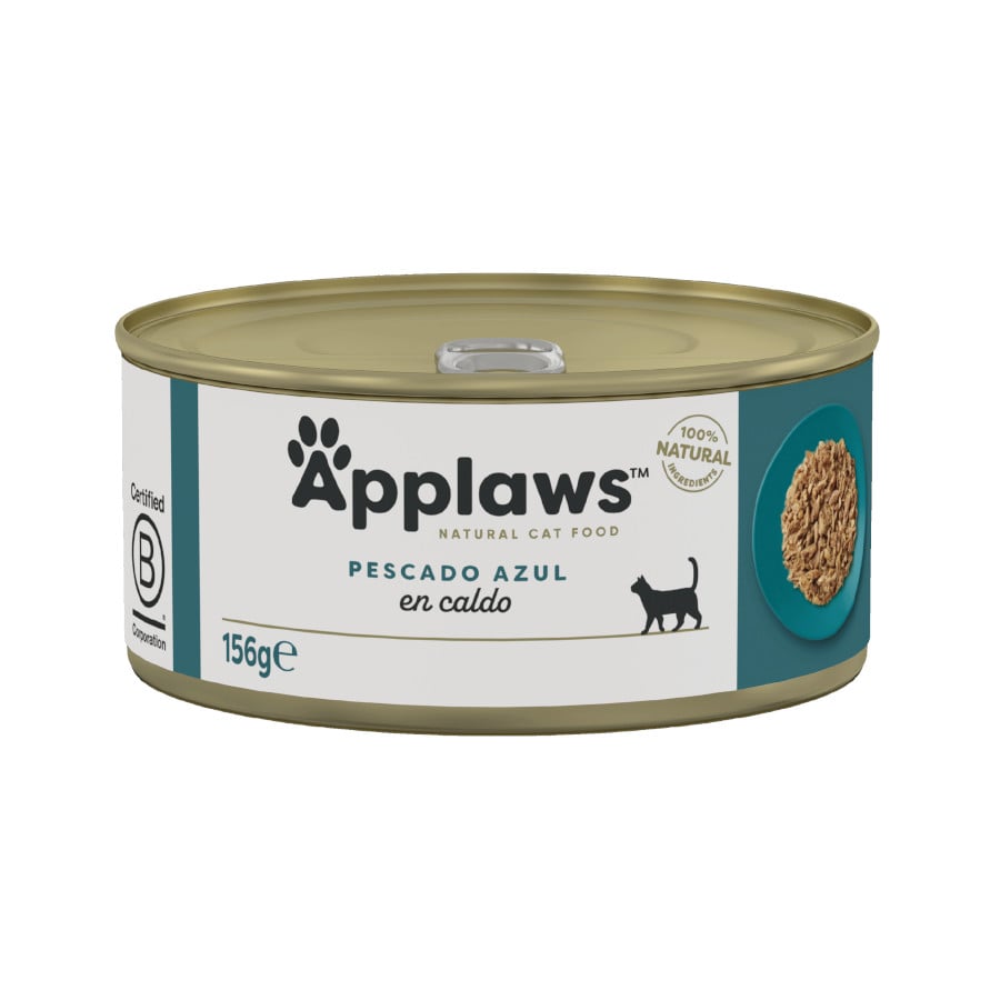 24 latas x 156 g Applaws Peixe Azul em lata para gatos Pack poupança!