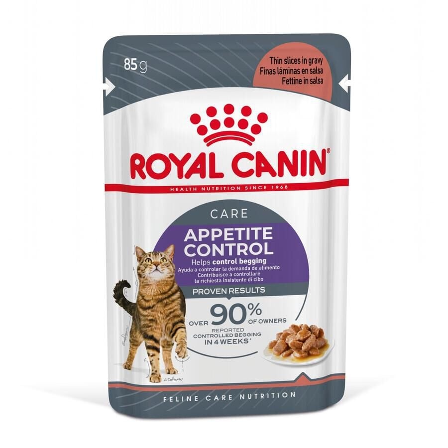 48 saquetas x 85 g Royal Canin Appetite Control Care molho saqueta para gatos Pack poupança!