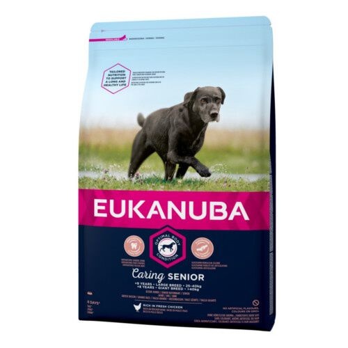 12 KG Eukanuba Senior Large Frango ração para cães