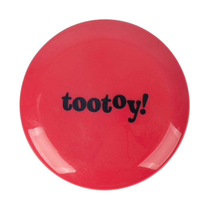 Tootoy! Flying disc Red Frisbee Vermelho para cães