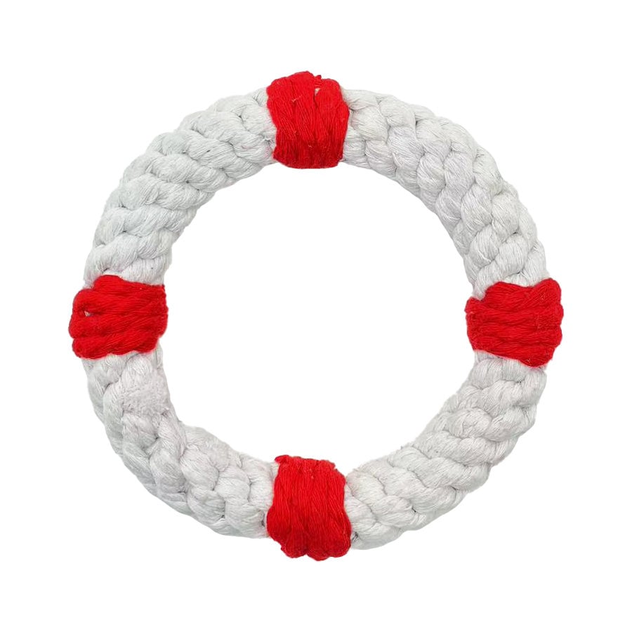 Tootoy! Comfort Life Ring Rope brinquedo com corda para cães