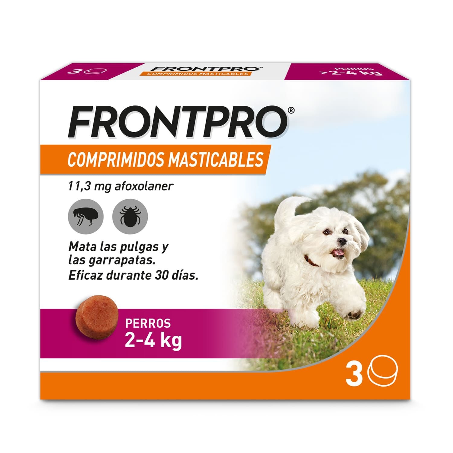 Frontpro Comprimidos Mastigáveis Antiparasitários para cães