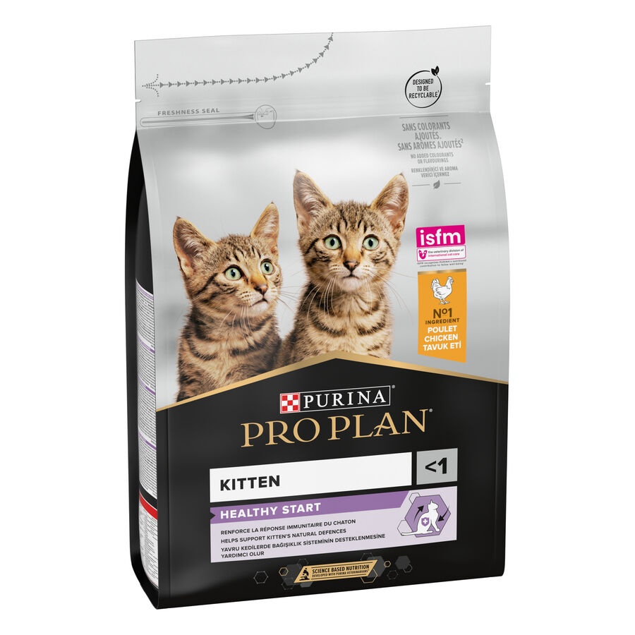 3 KG 3 kg Pro Plan Junior Frango ração para gatos