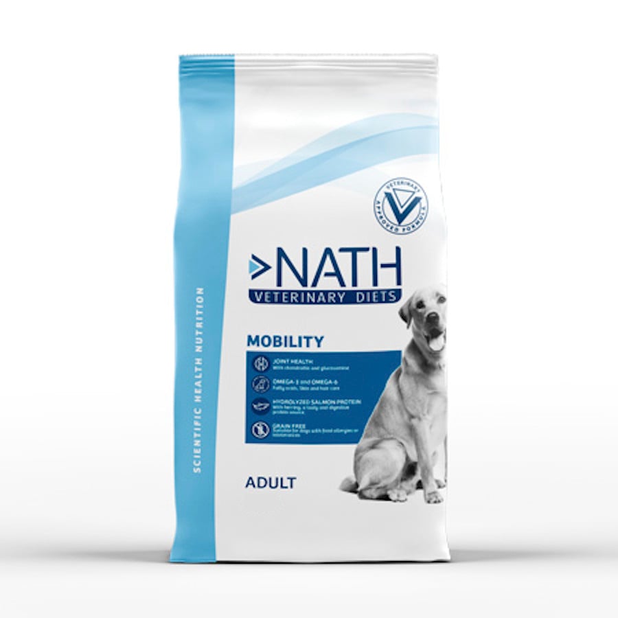 2 x 2.5 kg Nath Veterinary Diets Mobility Ração para cães Pack poupança!