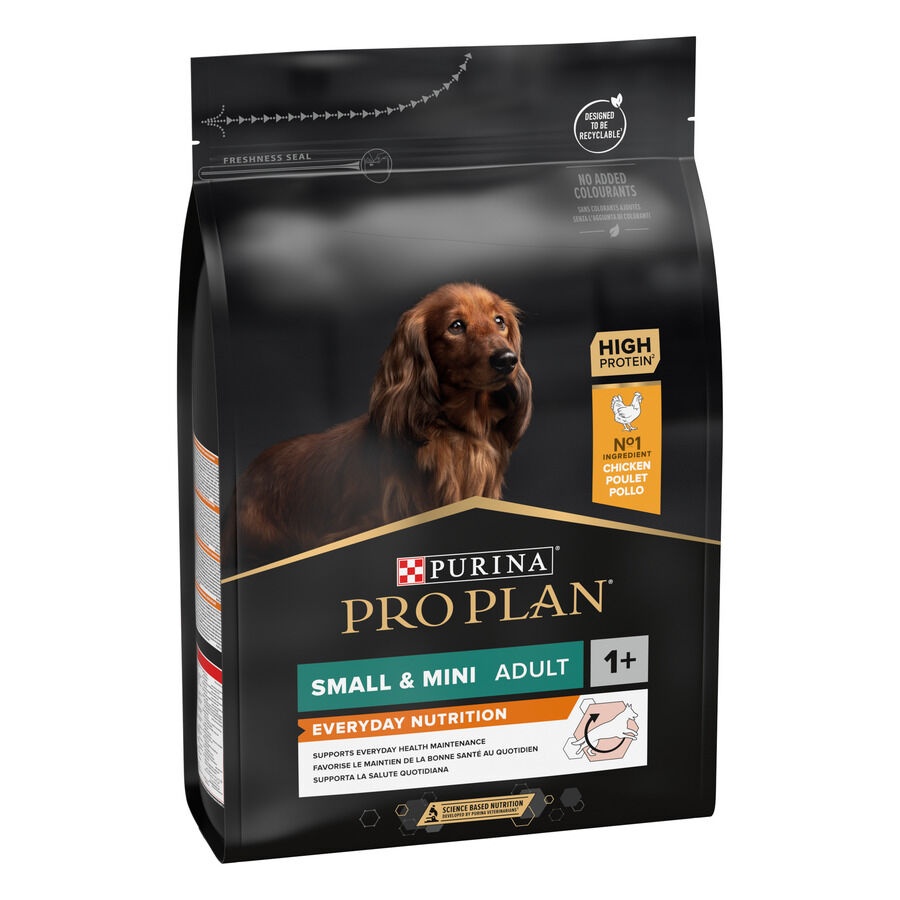 3 kg Pro Plan Adult Small e Mini Frango ração para cães