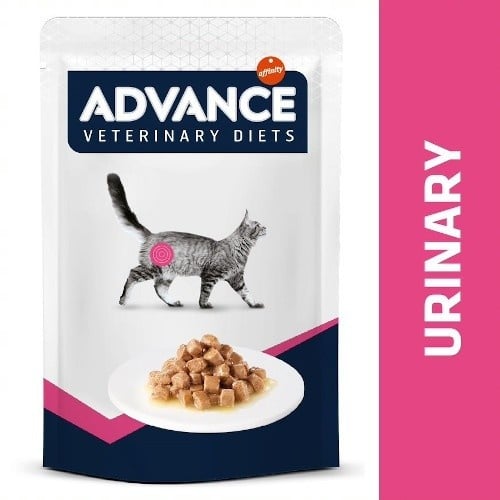 12 saquetas x 85 g Advance Veterinary Diets Urinary saquetas para gatos Pack poupança!