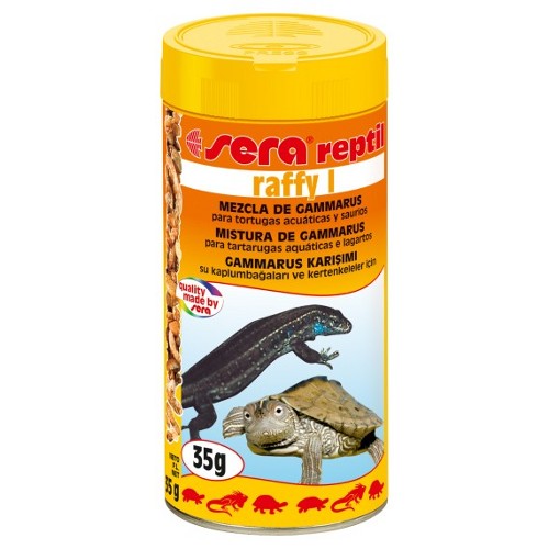 Alimento tartarugas aquÃ¡ticas e lagartos SERA raffy I