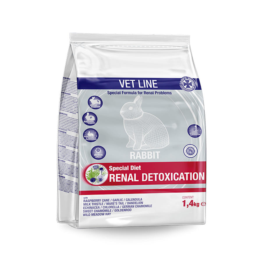 Cunipic Vet Line Renal Detoxication Feno de prado para coelhos