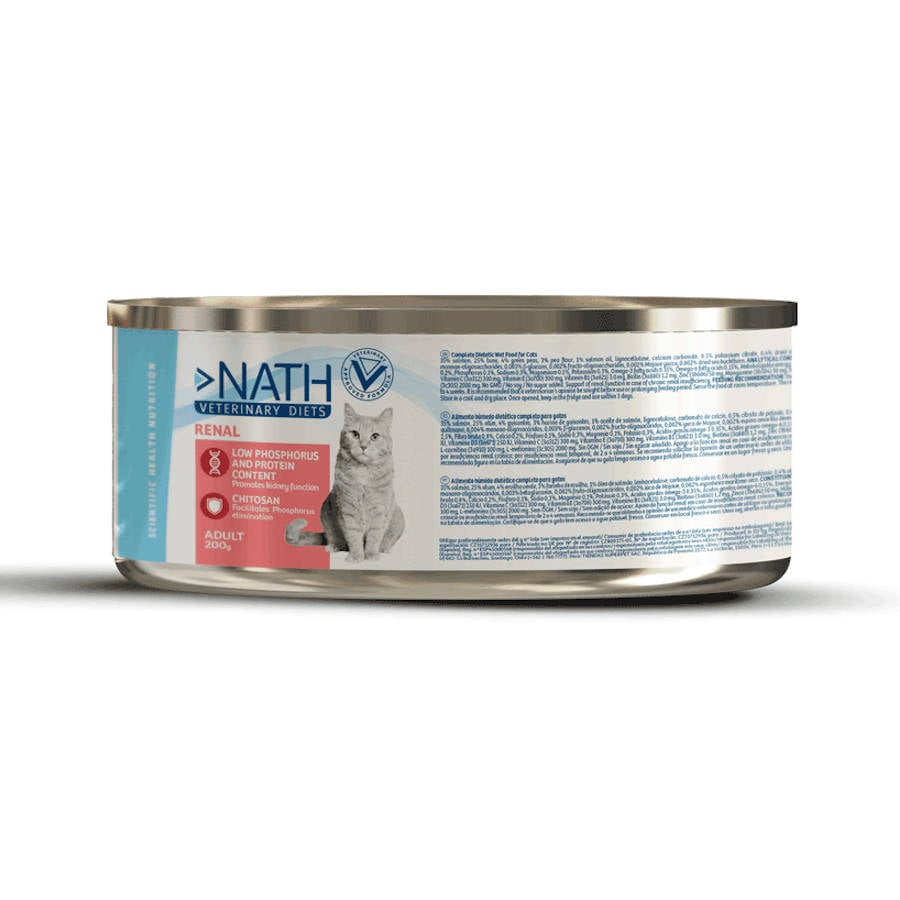 24 latas x 200 g Nath VetDiet Renal Lata para gatos Pack poupança!